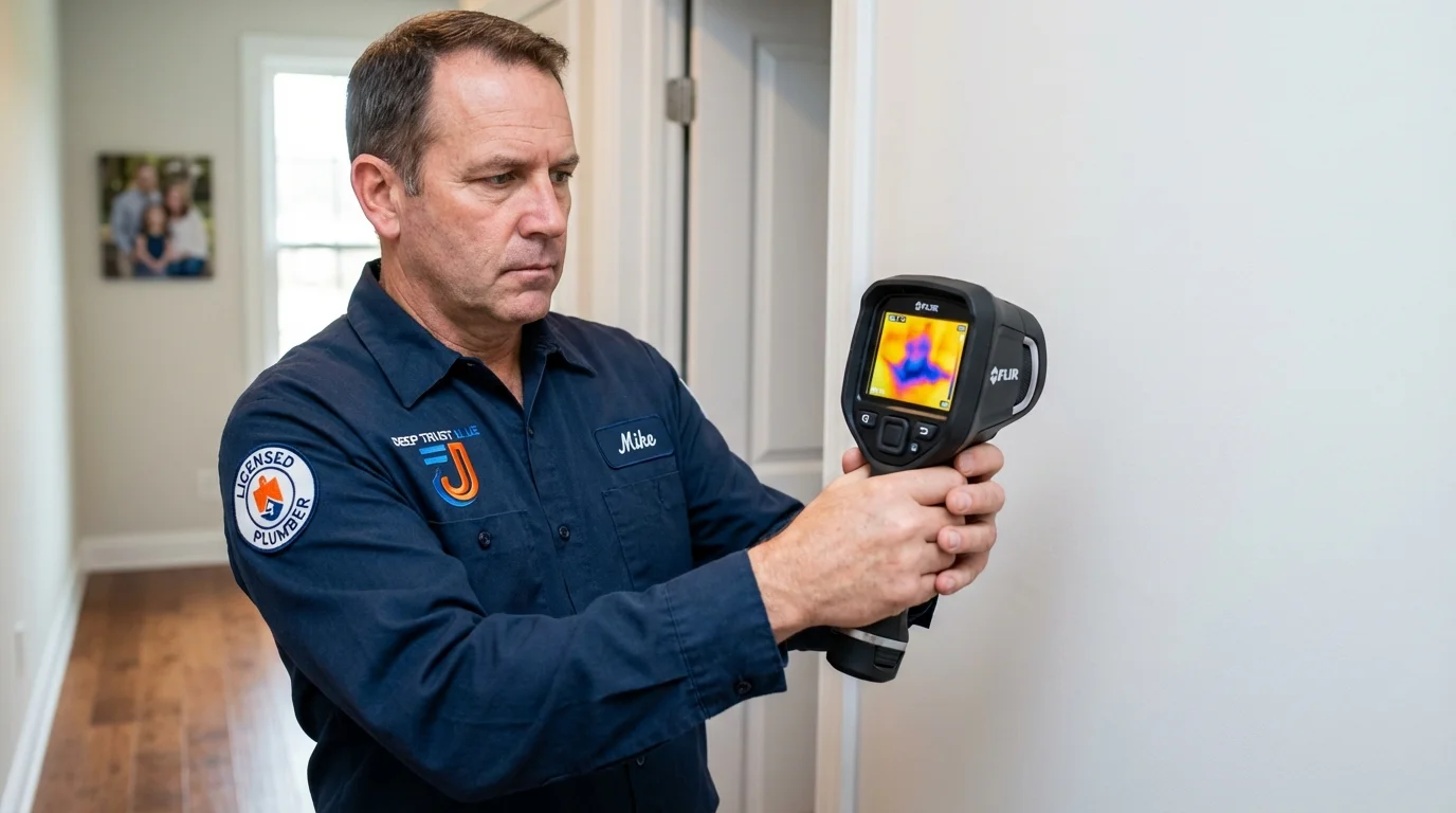 Thermal imaging leak detection by Johns Plumbing LLC in Rio Hondo